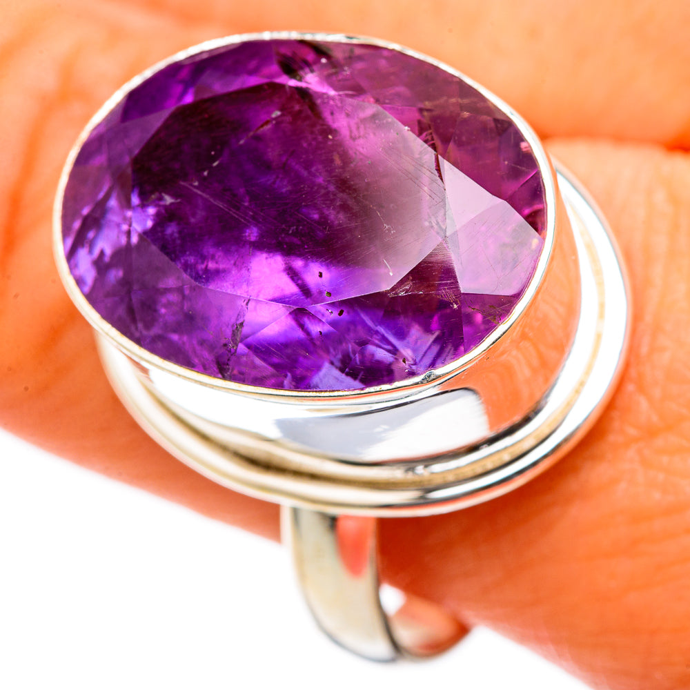 Amethyst Rings handcrafted by Ana Silver Co - RING103477