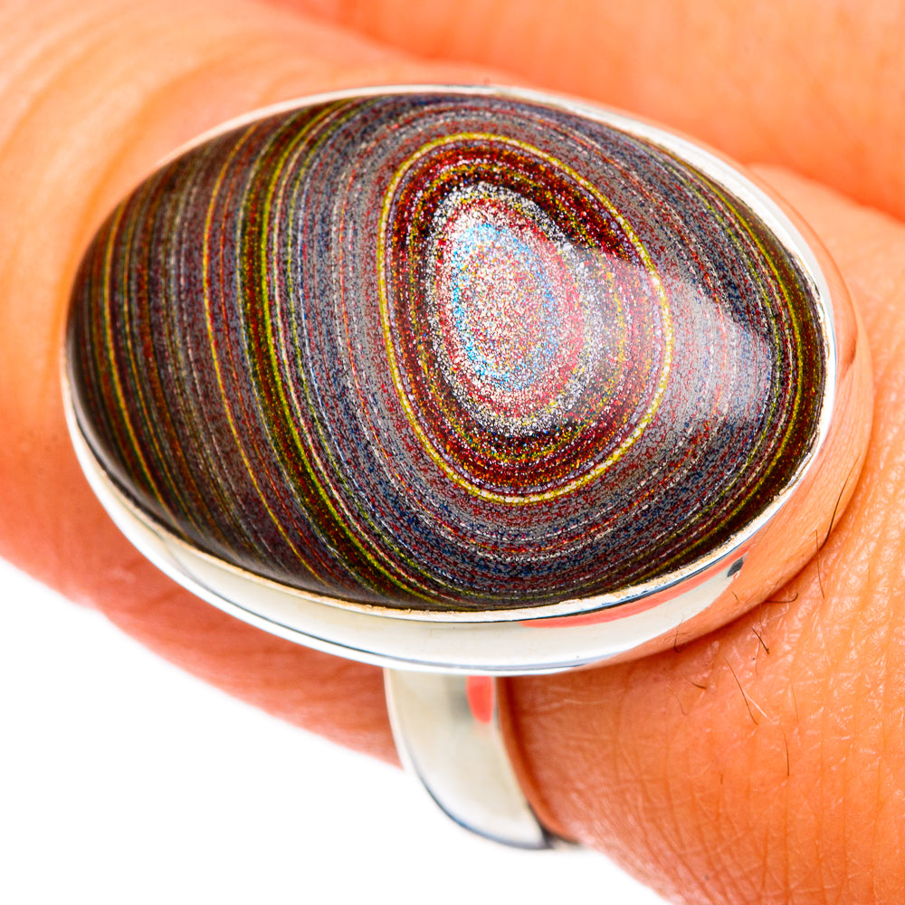 Bullseye Jasper Rings handcrafted by Ana Silver Co - RING103488