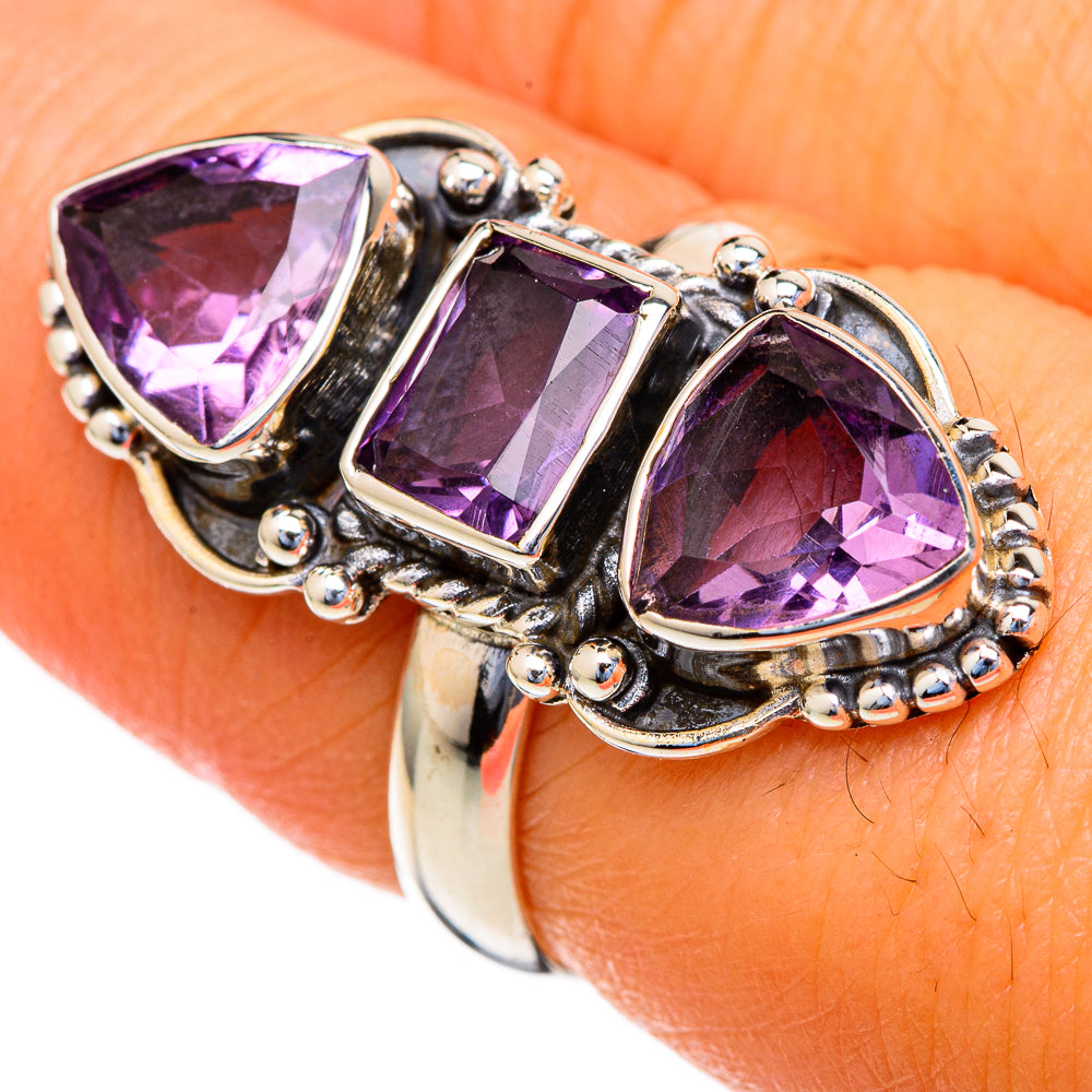 Amethyst Rings handcrafted by Ana Silver Co - RING103496