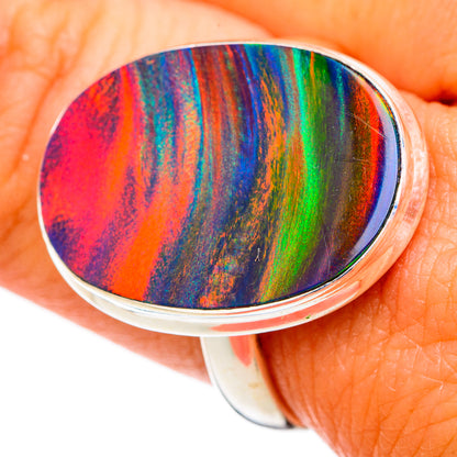 Aura Opal Rings handcrafted by Ana Silver Co - RING103509