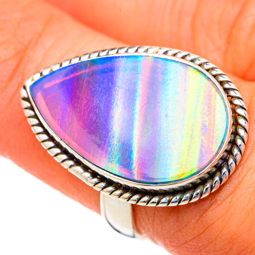 Aura Opal Rings handcrafted by Ana Silver Co - RING103511