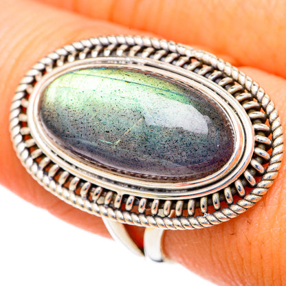 Labradorite Rings handcrafted by Ana Silver Co - RING103517
