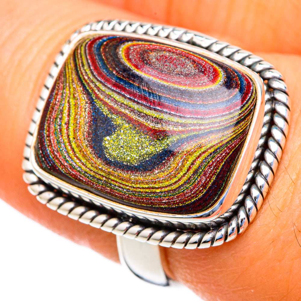 Bullseye Jasper Rings handcrafted by Ana Silver Co - RING103518