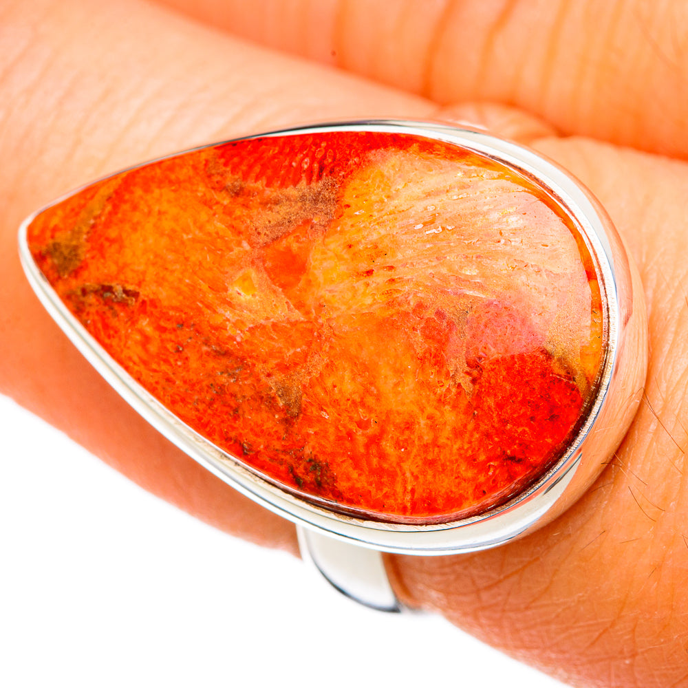 Sponge Coral Rings handcrafted by Ana Silver Co - RING103520