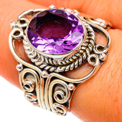 Amethyst Rings handcrafted by Ana Silver Co - RING103528
