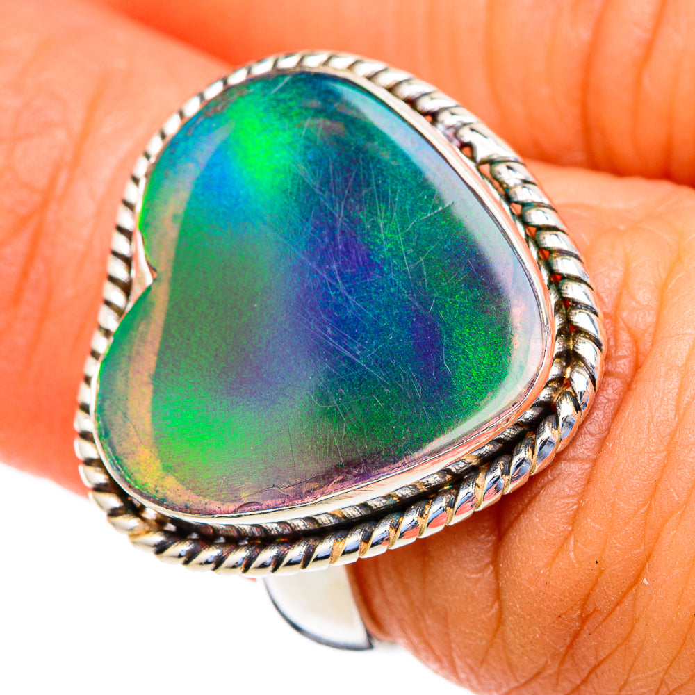 Aura Opal Rings handcrafted by Ana Silver Co - RING103538