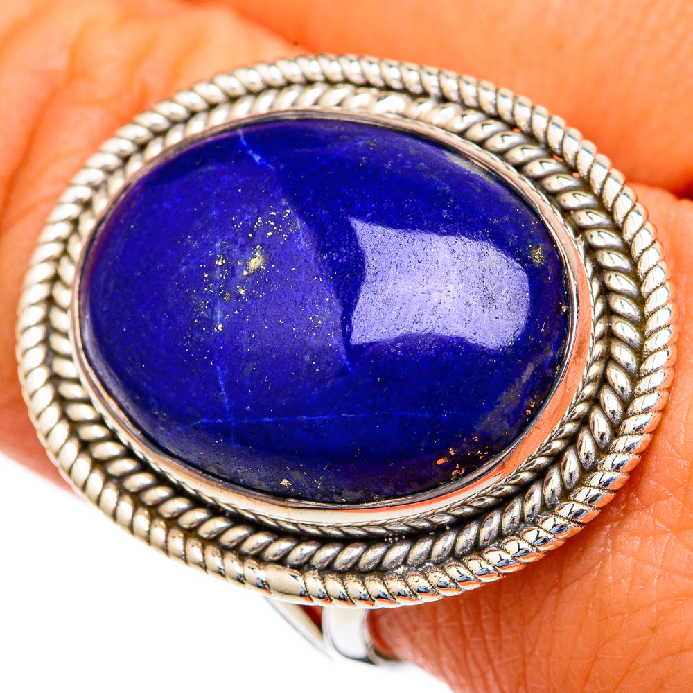 Lapis Lazuli Rings handcrafted by Ana Silver Co - RING103543