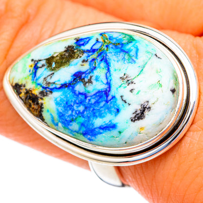 Blue Jasper Rings handcrafted by Ana Silver Co - RING103544