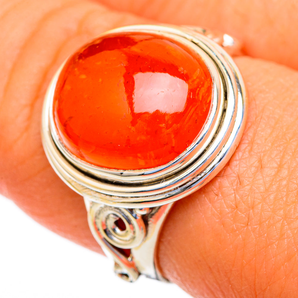 Carnelian Rings handcrafted by Ana Silver Co - RING103551