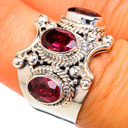 Garnet Rings handcrafted by Ana Silver Co - RING103554