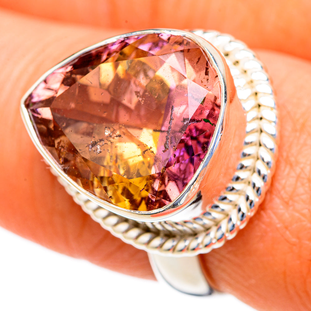 Ametrine Rings handcrafted by Ana Silver Co - RING103564