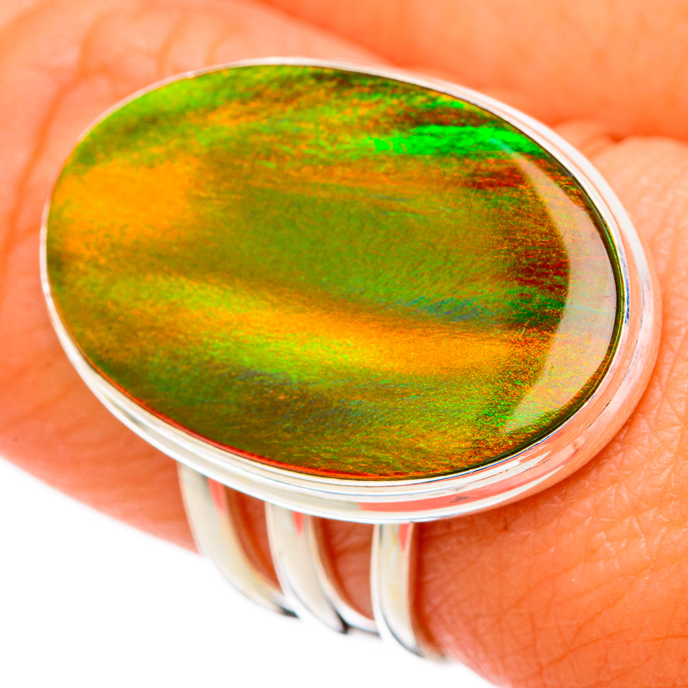 Aura Opal Rings handcrafted by Ana Silver Co - RING103565
