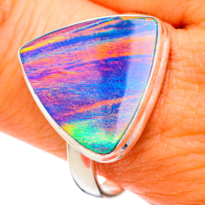 Aura Opal Rings handcrafted by Ana Silver Co - RING103567