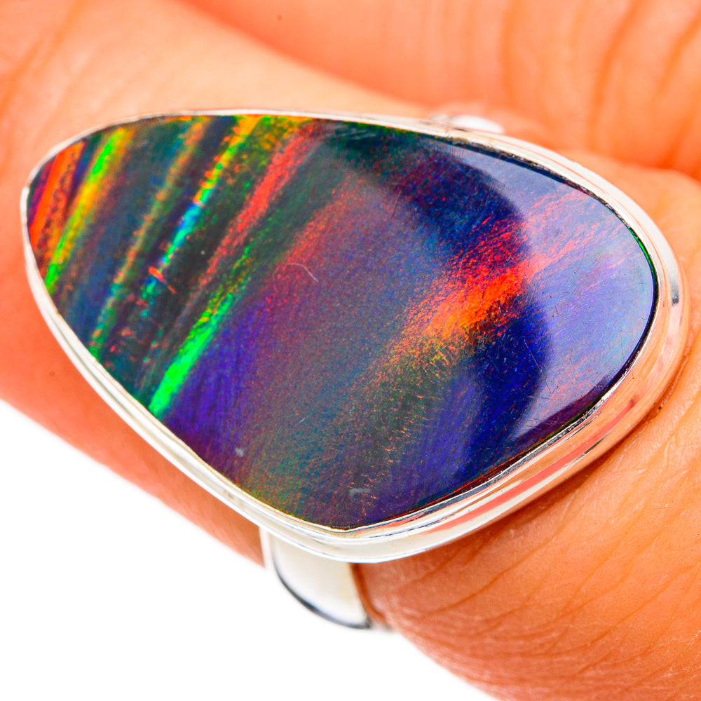 Aura Opal Rings handcrafted by Ana Silver Co - RING103568