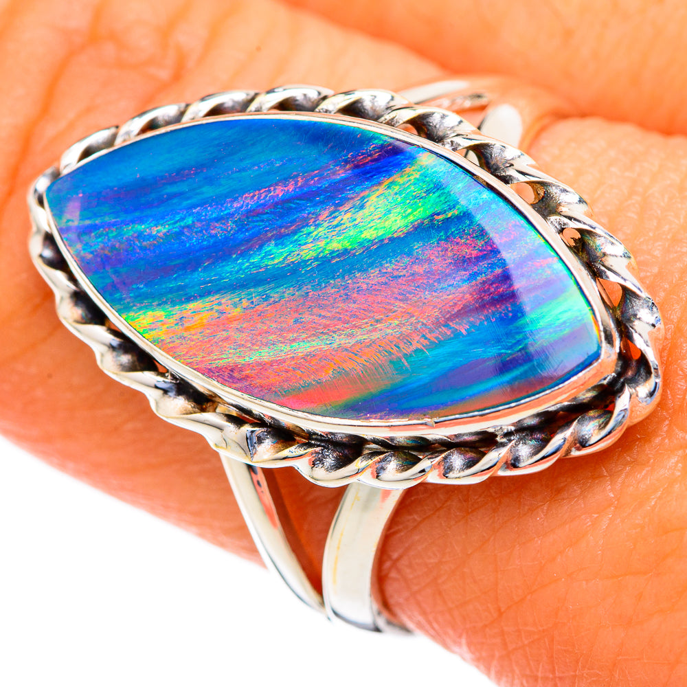 Aura Opal Rings handcrafted by Ana Silver Co - RING103569