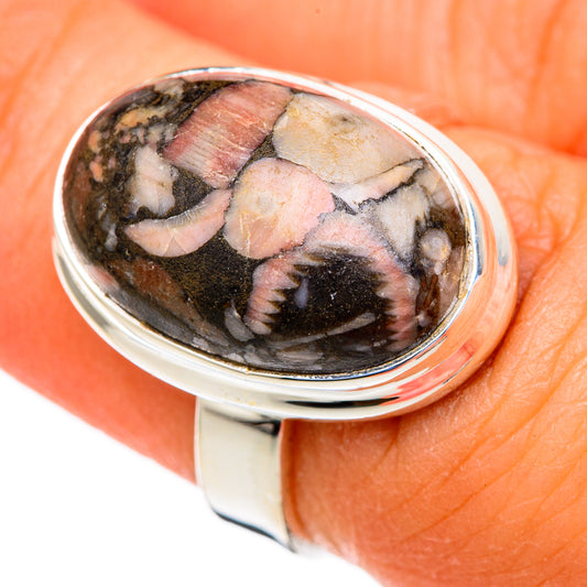 Crinoid Fossil Rings handcrafted by Ana Silver Co - RING103576