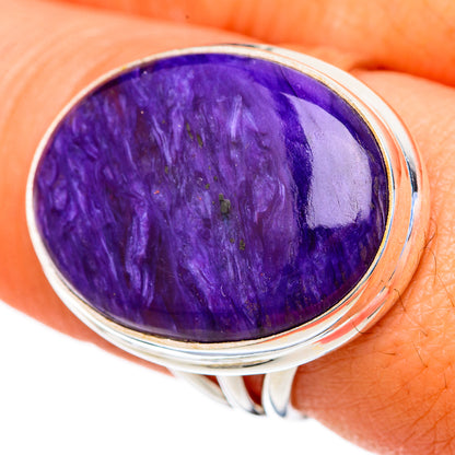 Charoite Rings handcrafted by Ana Silver Co - RING103582