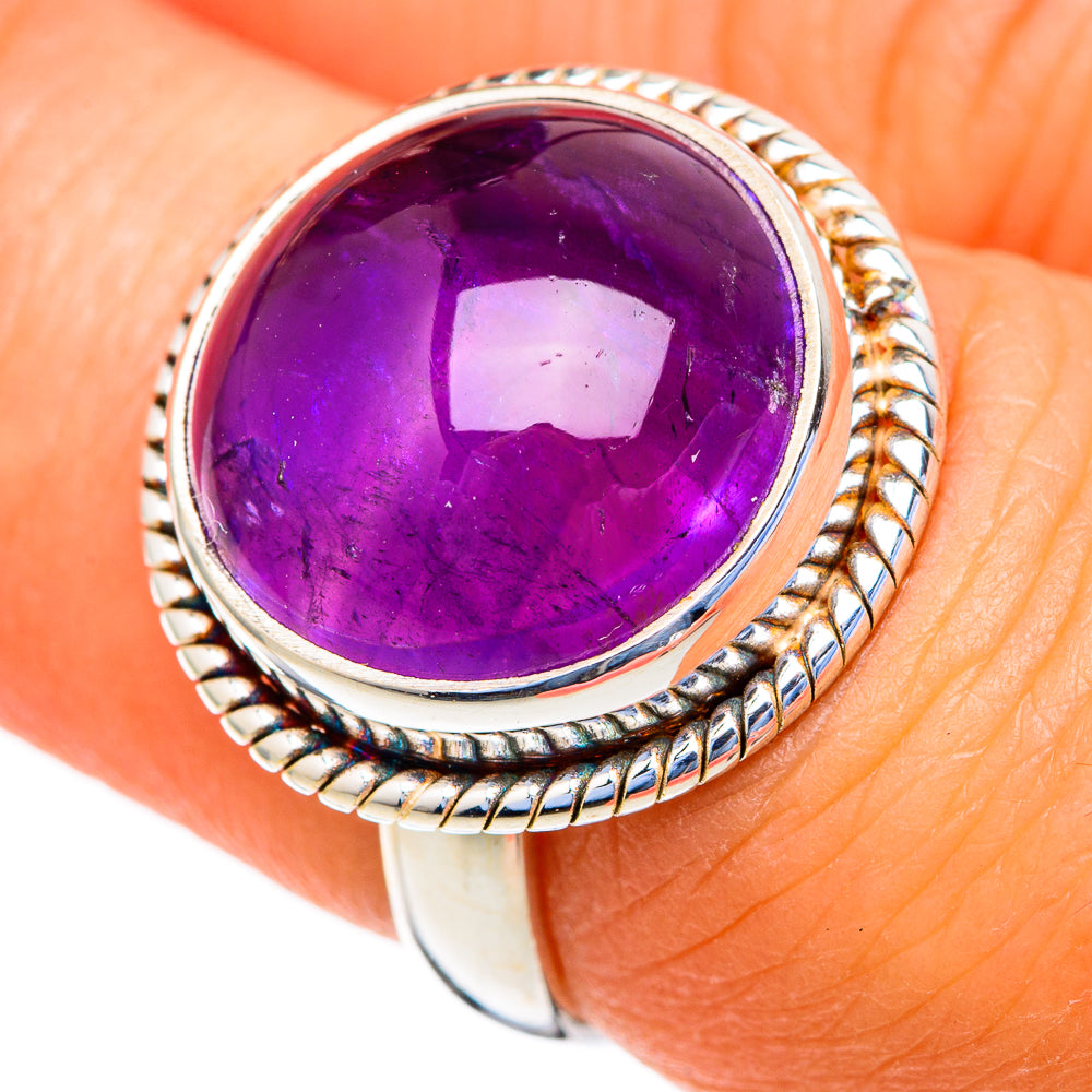 Amethyst Rings handcrafted by Ana Silver Co - RING103585
