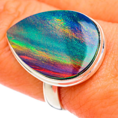 Aura Opal Rings handcrafted by Ana Silver Co - RING103592