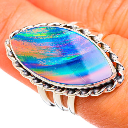 Aura Opal Rings handcrafted by Ana Silver Co - RING103594