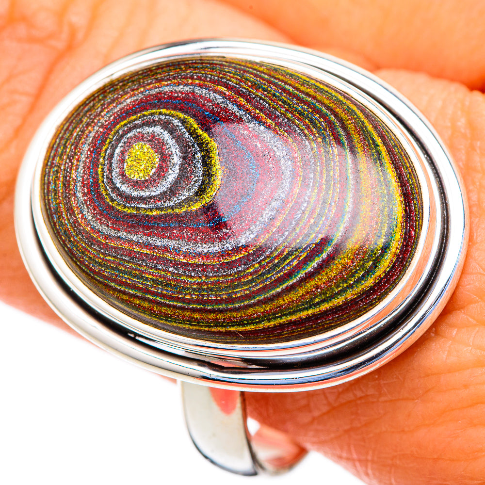 Bullseye Jasper Rings handcrafted by Ana Silver Co - RING103607