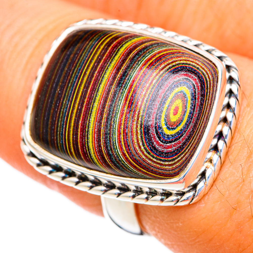 Bullseye Jasper Rings handcrafted by Ana Silver Co - RING103608