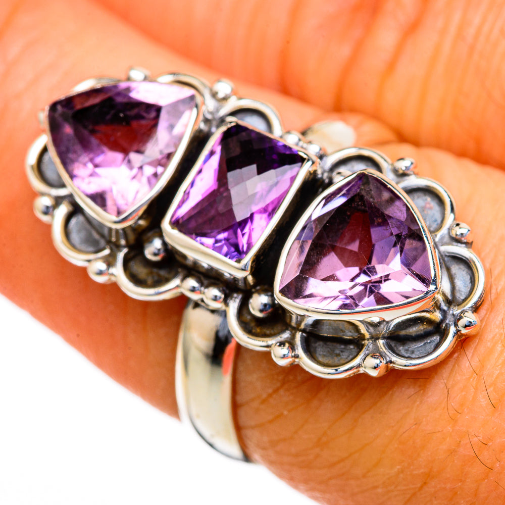 Amethyst Rings handcrafted by Ana Silver Co - RING103613