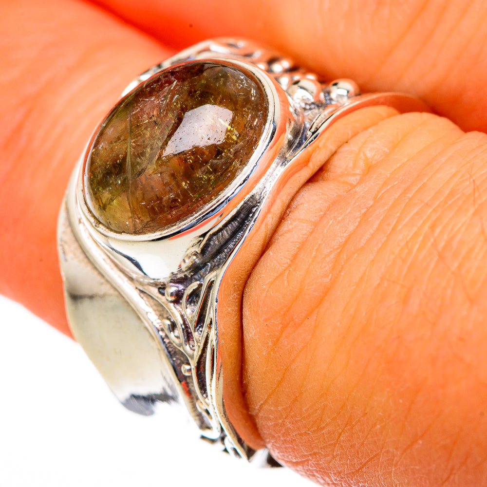 Watermelon Tourmaline Rings handcrafted by Ana Silver Co - RING103625