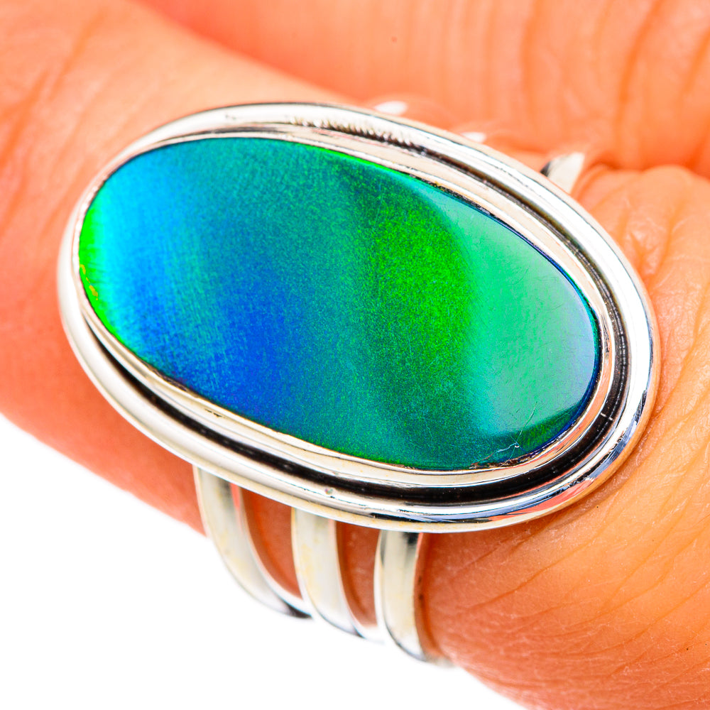 Aura Opal Rings handcrafted by Ana Silver Co - RING103628
