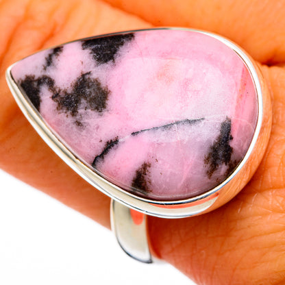 Rhodonite Rings handcrafted by Ana Silver Co - RING103659