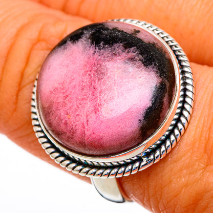 Rhodonite Rings handcrafted by Ana Silver Co - RING103662