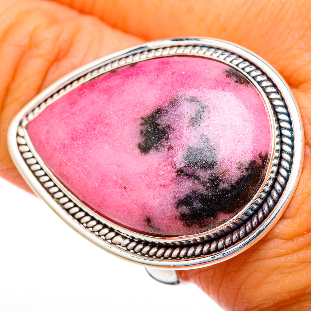 Rhodonite Rings handcrafted by Ana Silver Co - RING103663