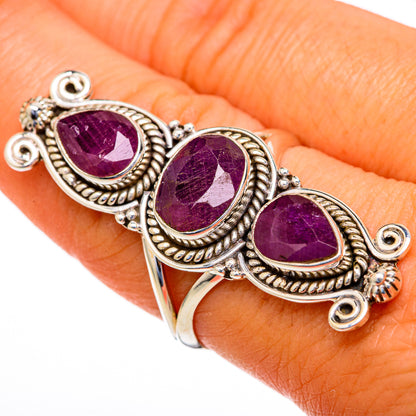 Ruby Rings handcrafted by Ana Silver Co - RING103664