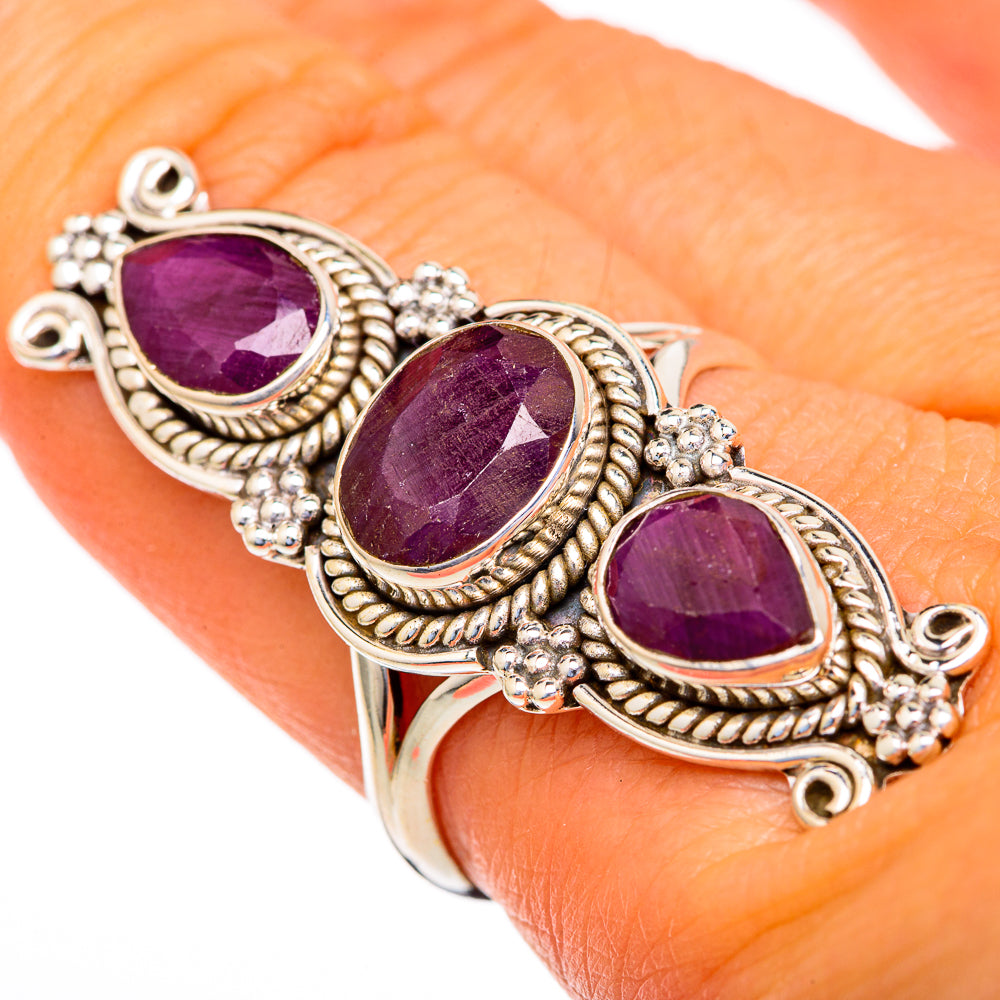 Ruby Rings handcrafted by Ana Silver Co - RING103666