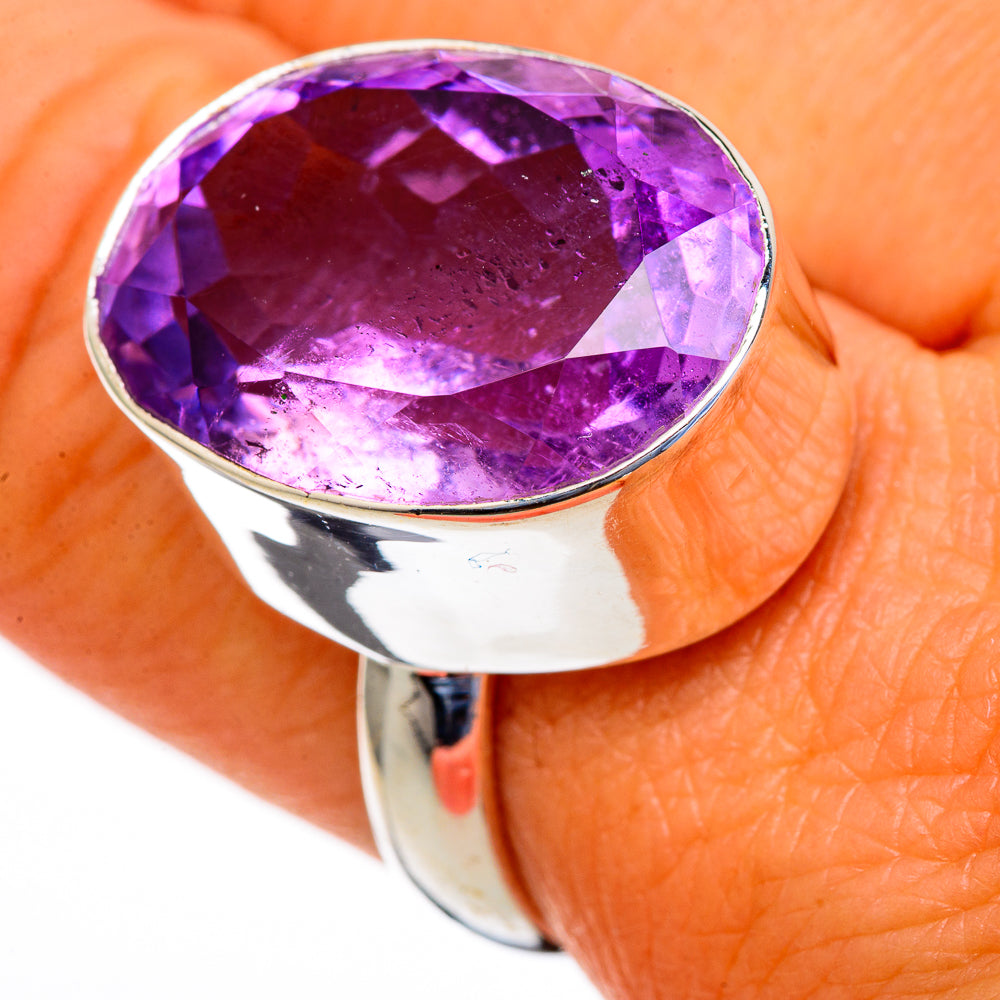 Amethyst Rings handcrafted by Ana Silver Co - RING103668
