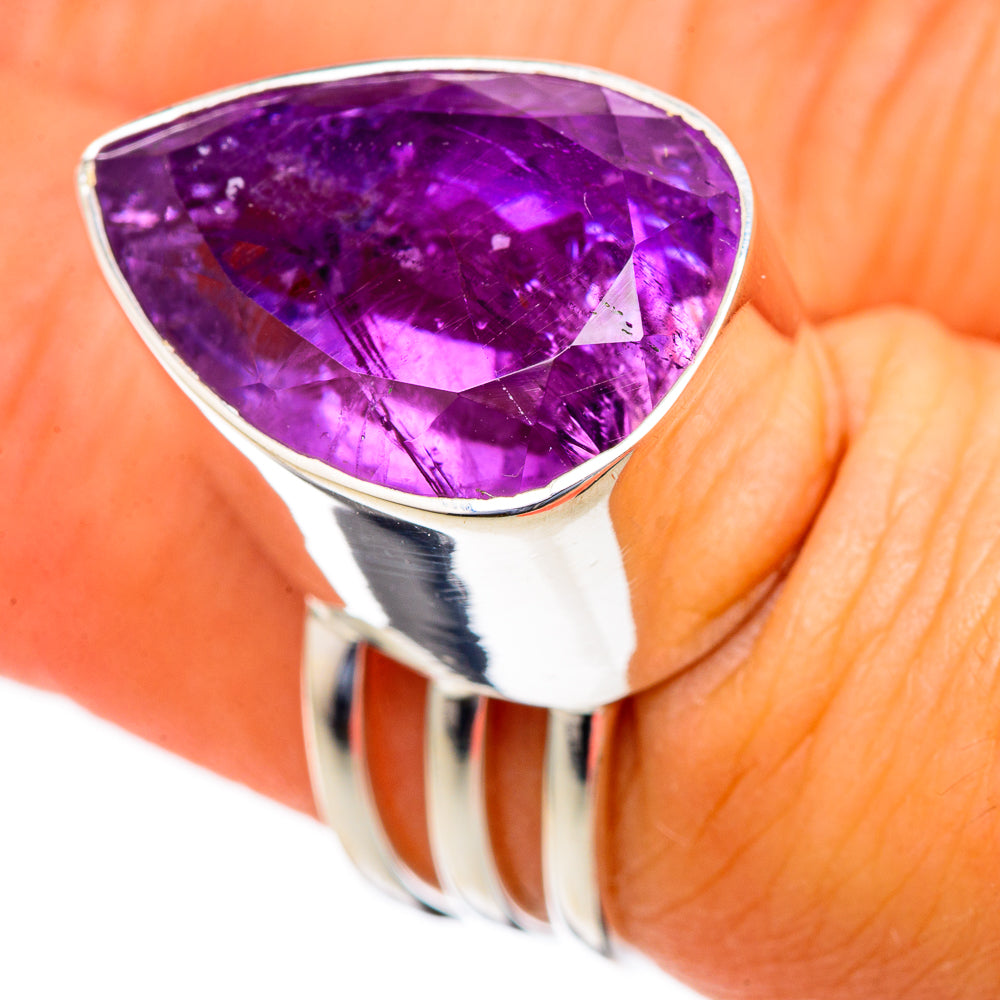 Amethyst Rings handcrafted by Ana Silver Co - RING103669