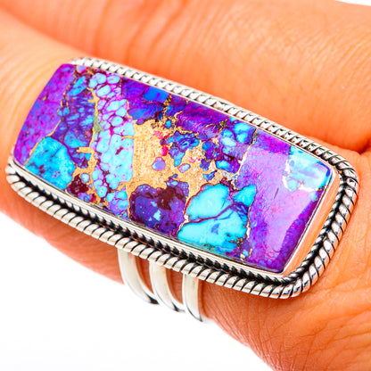 Spiny Turquoise Jasper Rings handcrafted by Ana Silver Co - RING103672