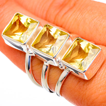 Citrine Rings handcrafted by Ana Silver Co - RING103691