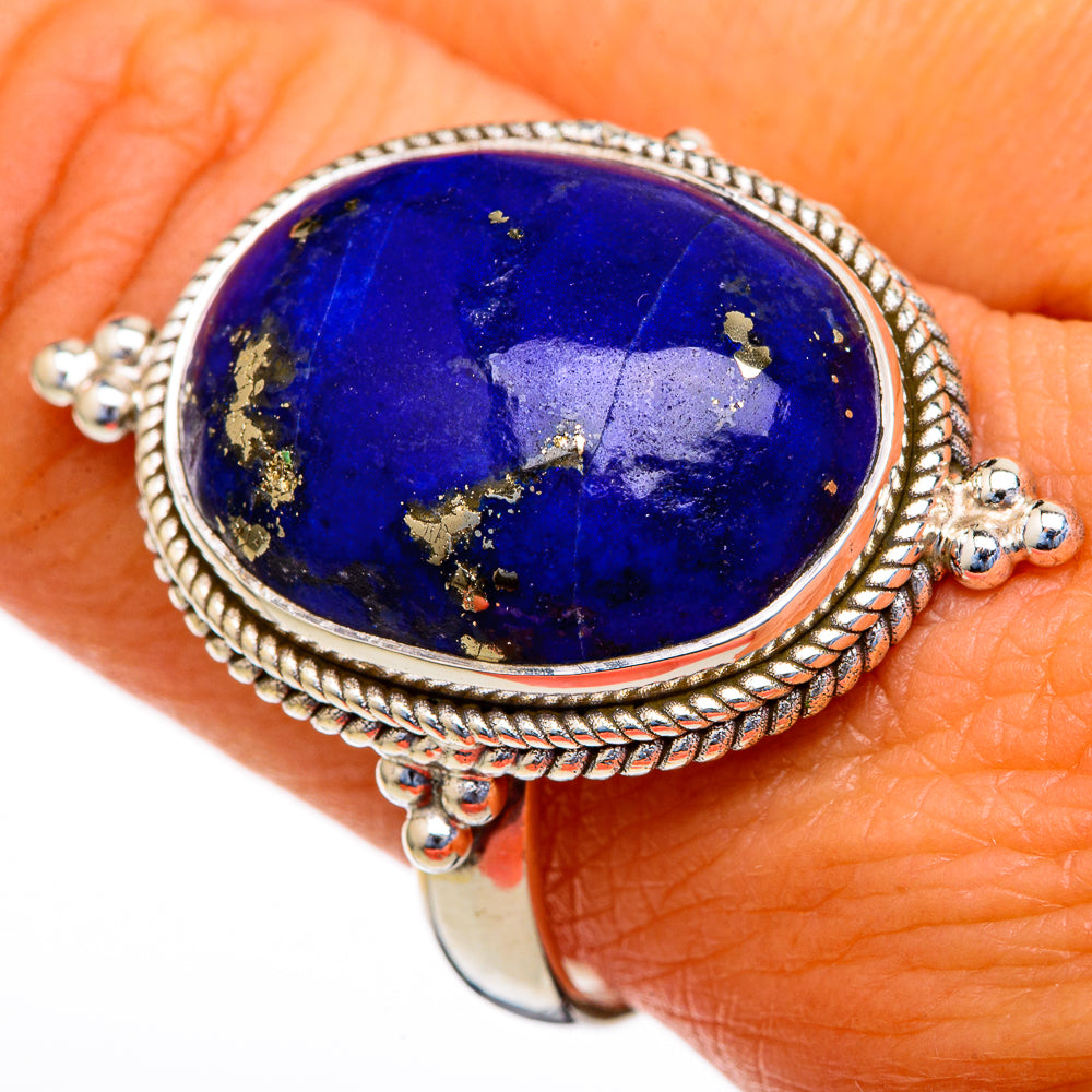 Lapis Lazuli Rings handcrafted by Ana Silver Co - RING103693