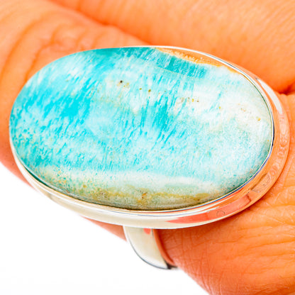 Larimar Rings handcrafted by Ana Silver Co - RING103701