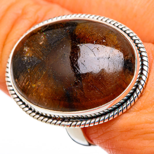 Chiastolite Rings handcrafted by Ana Silver Co - RING103718
