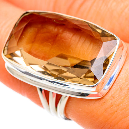 Smoky Quartz Rings handcrafted by Ana Silver Co - RING103719