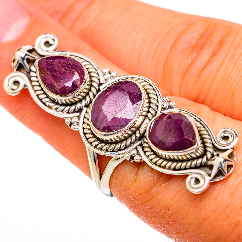 Ruby Rings handcrafted by Ana Silver Co - RING103722