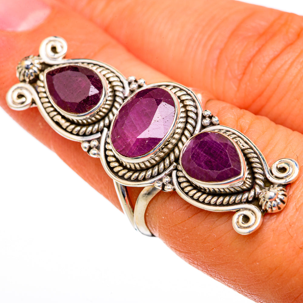 Ruby Rings handcrafted by Ana Silver Co - RING103725