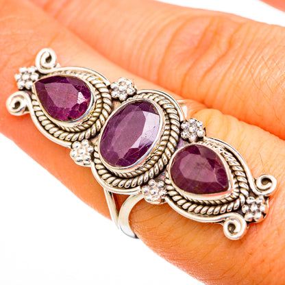 Ruby Rings handcrafted by Ana Silver Co - RING103727