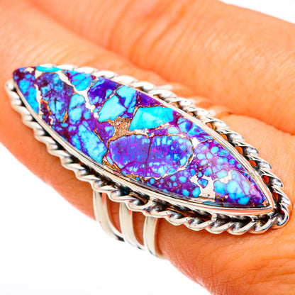 Spiny Turquoise Jasper Rings handcrafted by Ana Silver Co - RING103734