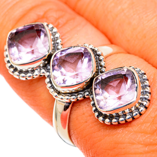 Kunzite Rings handcrafted by Ana Silver Co - RING103736