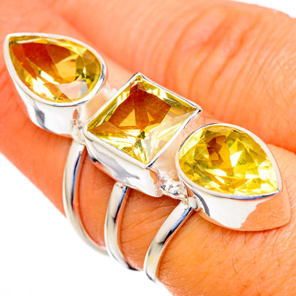Citrine Rings handcrafted by Ana Silver Co - RING103746
