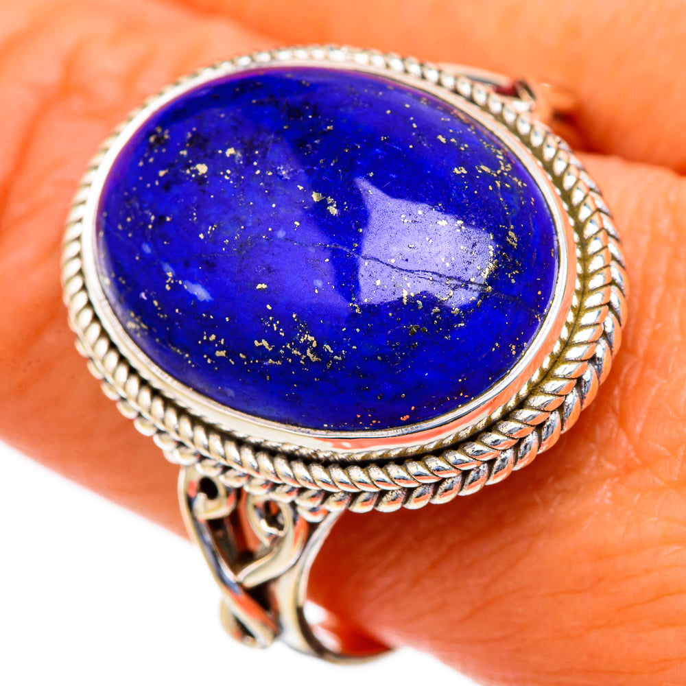 Lapis Lazuli Rings handcrafted by Ana Silver Co - RING103748