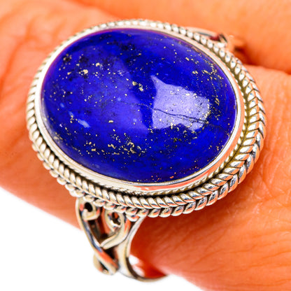 Lapis Lazuli Rings handcrafted by Ana Silver Co - RING103748